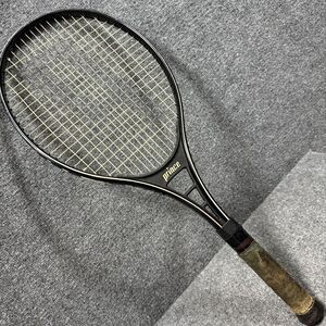 Prince Graphite Pro Series 110 Tennis Racquet Leather 4 3/8 Grip With Cover Nice